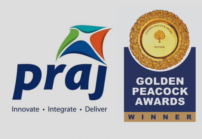 Praj wins prestigious Golden Peacock Award