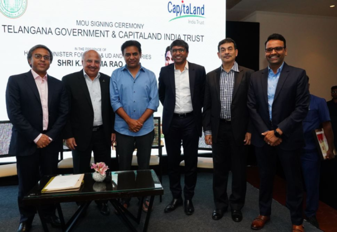 CapitaLand India Trust signs MoU with Telangana Government to establish data centre in Hyderabad