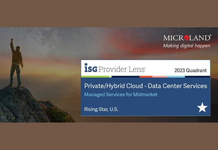 Microland recognized as a Rising Star in ISG Provider Lens 2023 for Private/Hybrid Cloud Data Center Services for the U.S.