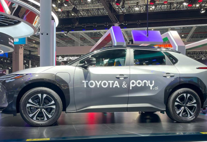 Toyota, Pony.Ai to set up a JV for robotaxi
