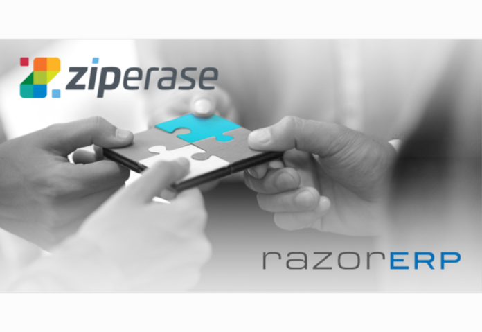 Ziperase Data Erasure teams up with RazorERP
