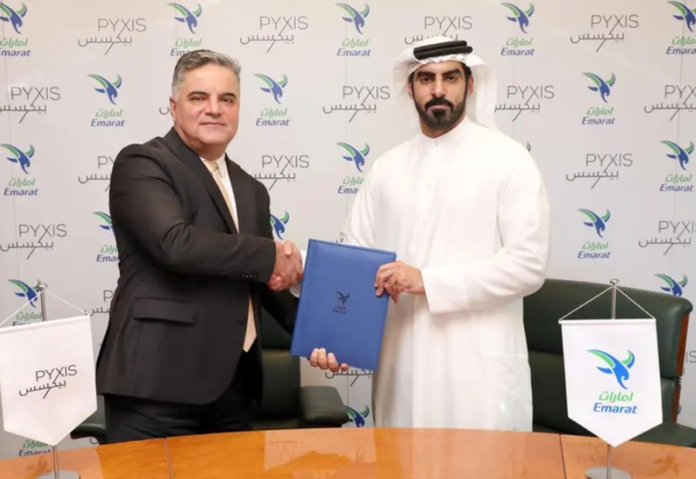 Emarat and PYXIS signed a strategic partnership agreement to transform digital signage advertising in Emarat stations