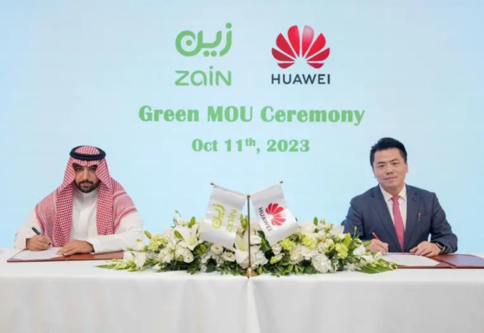 Zain KSA and Huawei sign MoU to promote green technology