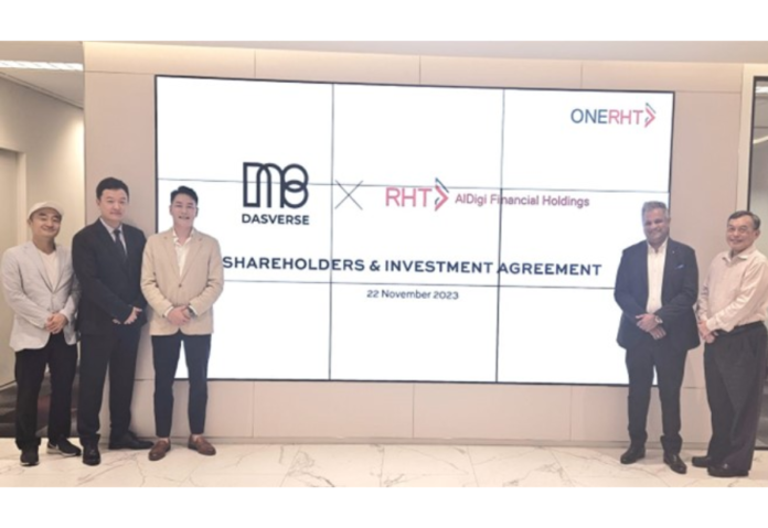 DASVERSE Inc. Establishes Joint Venture with Singapore's RHT AlDigi Financial Holdings