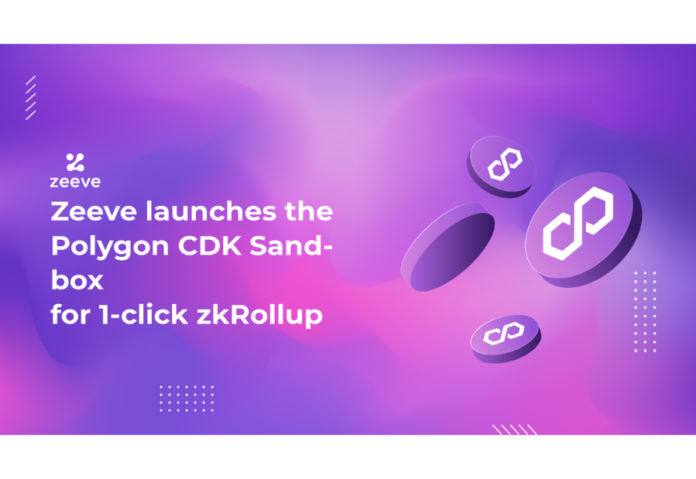 Zeeve launches the Polygon CDK Sandbox for 1-click zkRollup deployment