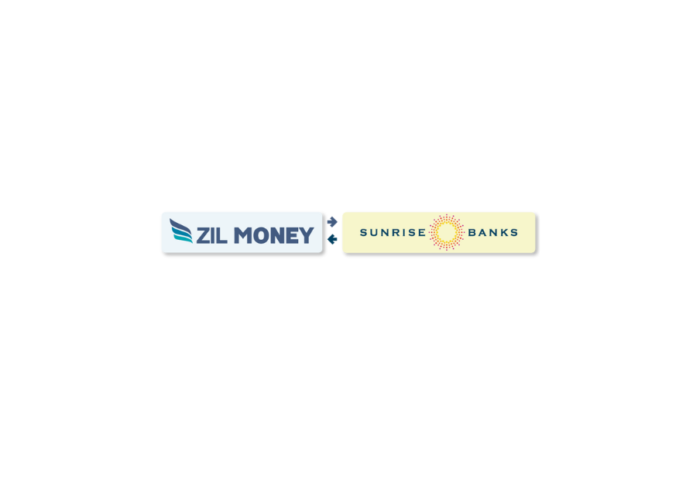 Zil Money Announces Banking-as-a-Service Partnership with Sunrise Bank