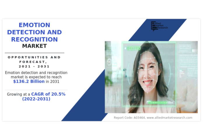 Emotion Detection and Recognition Market Surges as AI Values Emotional Intelligence - 2031