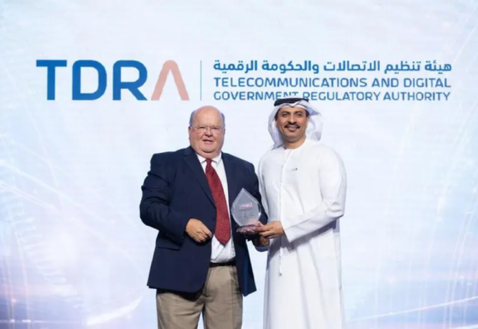 TDRA wins the Telecom Review Excellence Award for best digital outreach in the Middle East