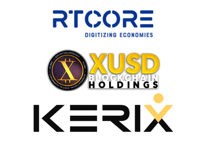 RTCore Partners with XUSD Blockchain and Kerix Jad to Launch CBDC Initiatives Throughout Africa, Latin America, and Asia