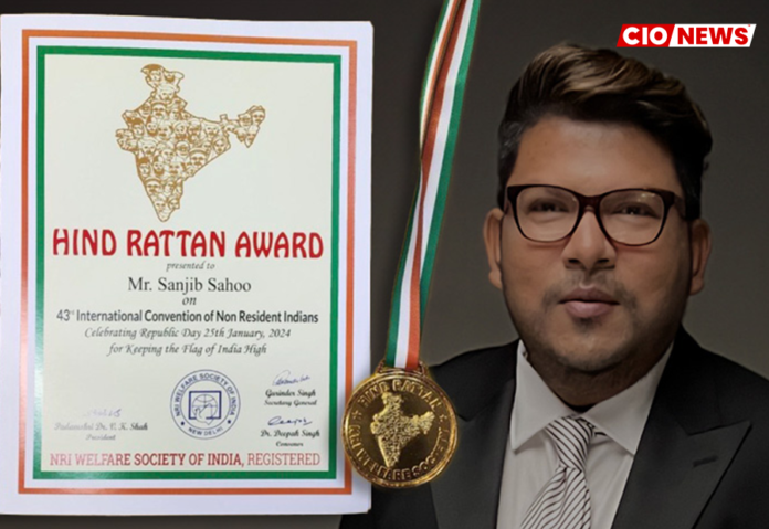 Global Business and Tech Visionary Sanjib Sahoo Awarded the 2024 Hind Rattan Award