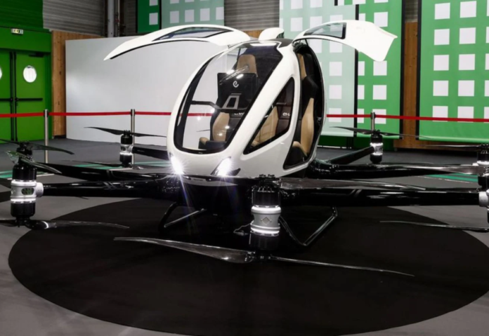 Chinese drone manufacturer EHang is now offering flying taxis on Taobao