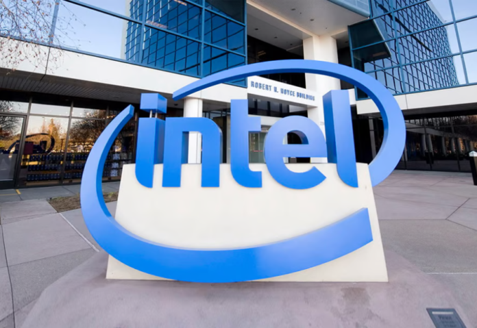 Shares of Intel decline when the company issues a cautious outlook for the current quarter