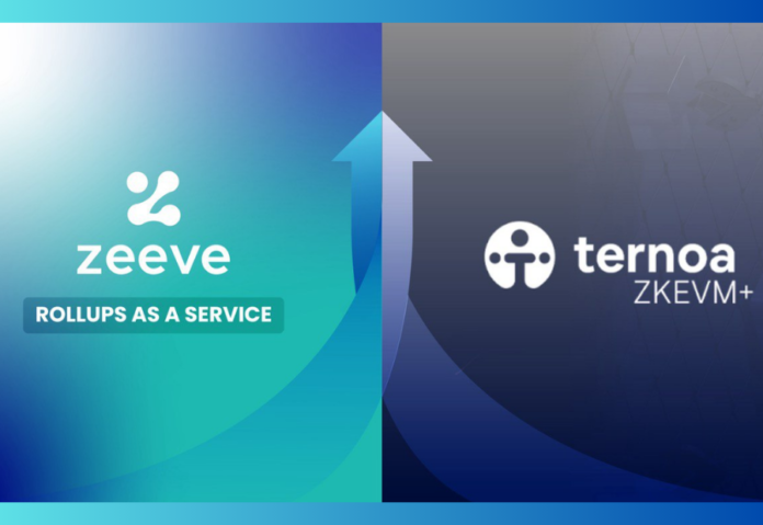 Zeeve RaaS Partners with Ternoa for the Launch of their zkEVM+ L2 CDK Chain