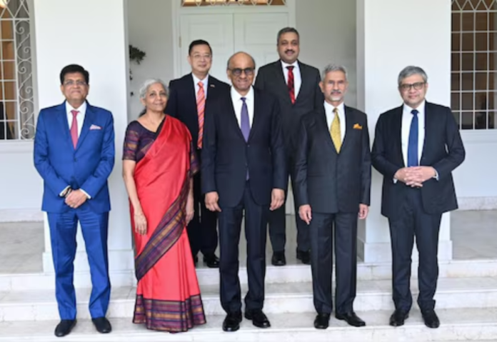 Visit of Indian Ministers to Singapore for the Second India-Singapore Ministerial Roundtable (ISMR), 26 August 2024