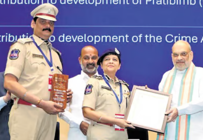 Telangana has been awarded for contributing to the development of Cyber Crime Analysis Module