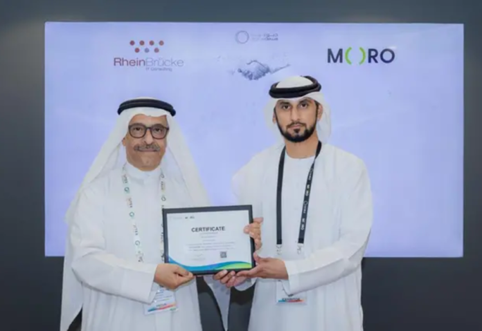 Moro Hub presents RheinBrucke with Green Certificate for sustainable cloud adoption