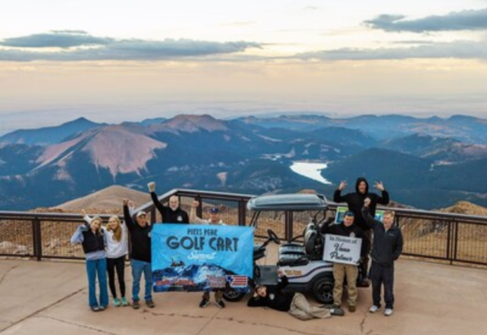 Trojan Lithium OnePack™ Powers Golf Cart to Top of Pikes Peak