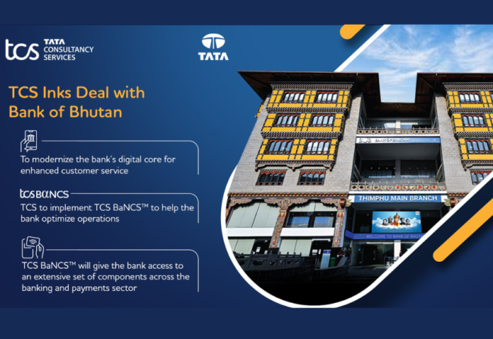 TCS Inks Deal with Bank of Bhutan to Modernize Digital Core, Enhance Customer Experience