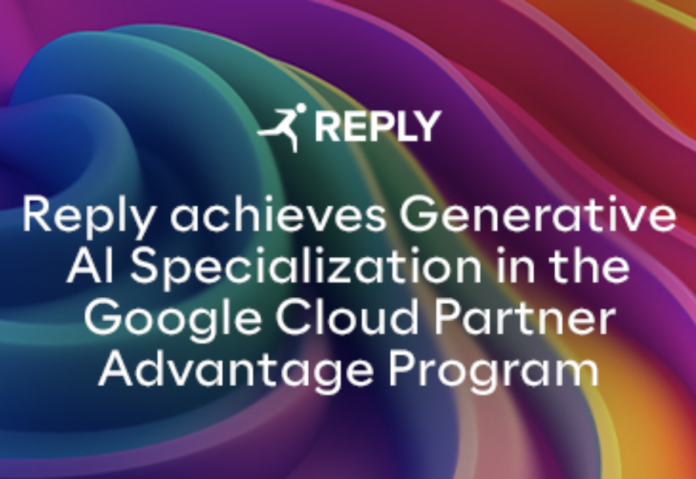 Reply Achieved Generative AI Specialist Designation in Google Cloud Partner Advantage Program