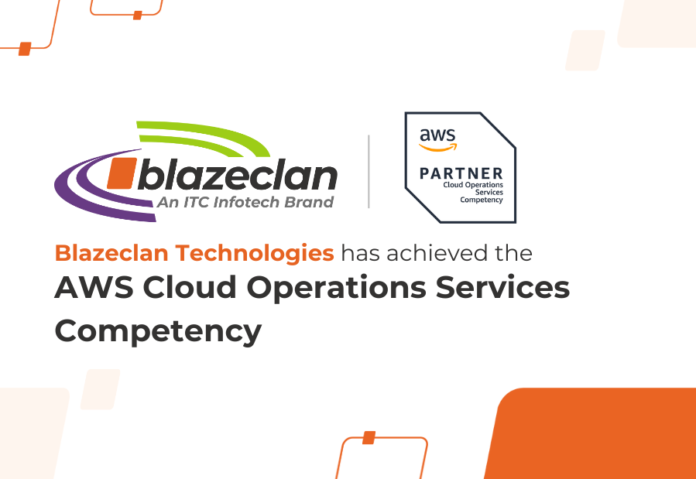 Blazeclan Technologies Achieves AWS Cloud Operations Services Competency for Operations Management