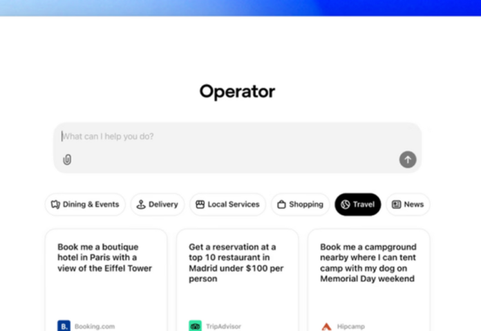 OpenAI introduces Operator, their first web-based AI agent